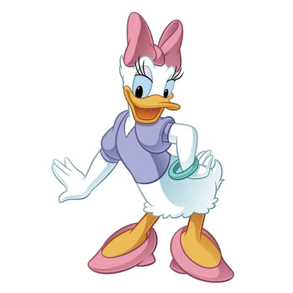 Disney Sticker Mural Geant Mickey & Friends Daisy Duck 69X67cm