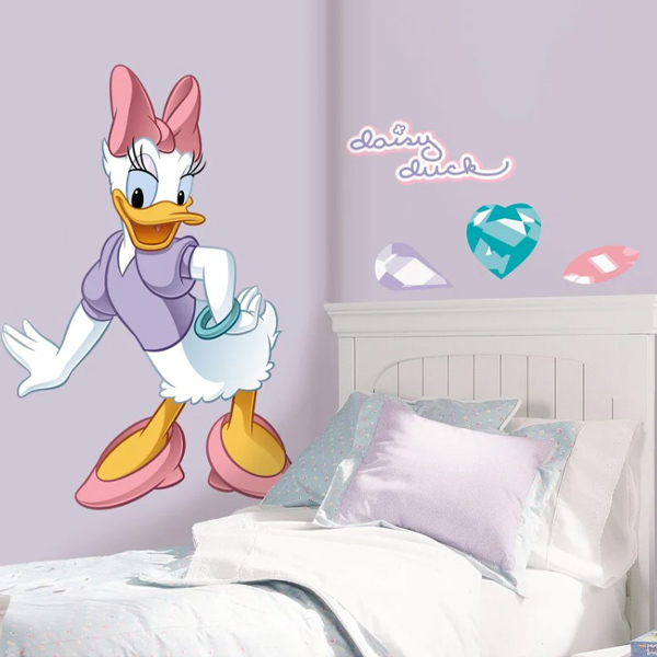 Disney Sticker Mural Geant Mickey & Friends Daisy Duck 69X67cm