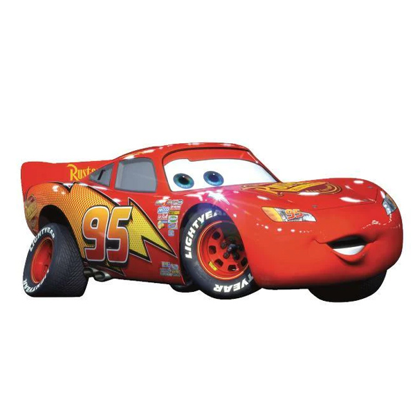 Disney Sticker Mural Geant Cars Flash Mcqueen 41X97Cm