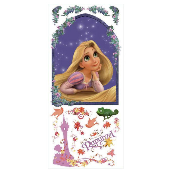 Disney Stickers Muraux Moyens Tangled Rapunzel 46x101cm