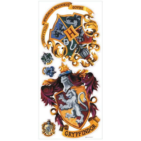 Harry Potter Stickers Muraux Moyens Et Grands Crest 8X10cm 43X56cm