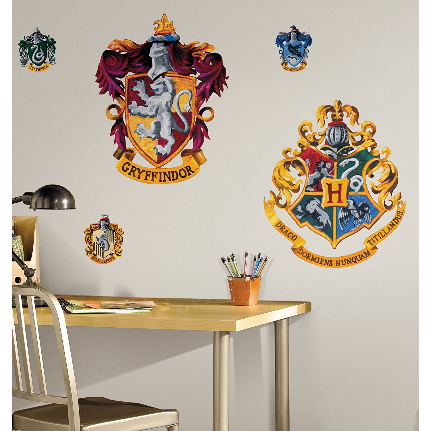 Harry Potter Stickers Muraux Moyens Et Grands Crest 8X10cm 43X56cm