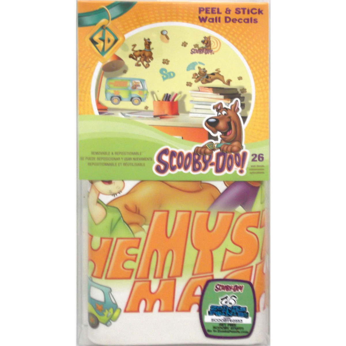 Scooby Doo Stickers Muraux Moyens Et Grands 13X3cm 30X23cm