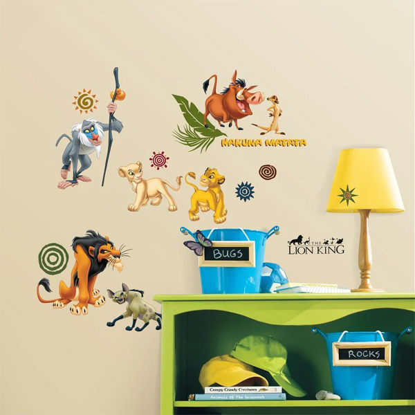 Disney Stickers Muraux Moyens Lion King 03X28cm