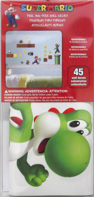 Nintendo Stickers Muraux Moyens Super Mario Build A Scene 13X20cm