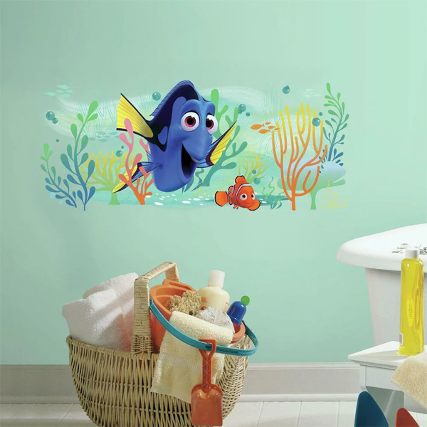 Disney Sticker Mural Geant Finding Dory & Nemo 99X41Cm
