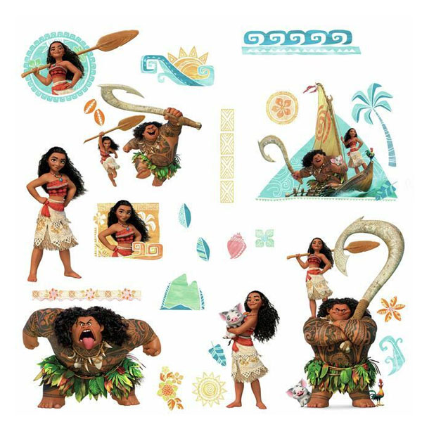 Disney Stickers Muraux Moyens Vaiana 81X41Cm