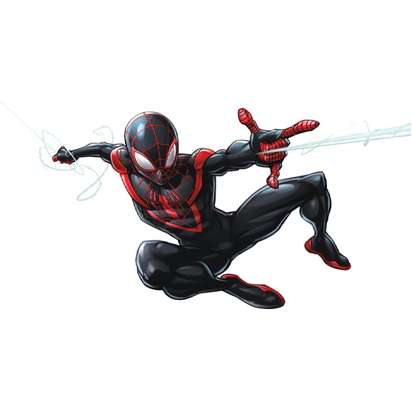 Marvel Sticker Mural Geant Spider-Man Miles Morales 104X50Cm