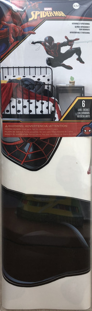 Marvel Sticker Mural Geant Spider-Man Miles Morales 104X50Cm