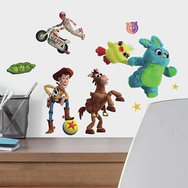Disney Stickers Muraux Moyens Toy Story 4 20X28cm