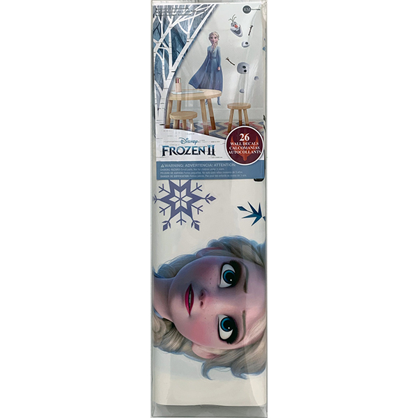 Disney Sticker Mural Geant Frozen II Elsa & Olaf 114X99Cm