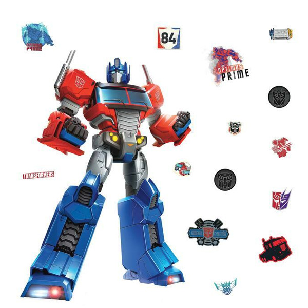 Transformers Sticker Mural Geant Classic Optimus 63X91Cm