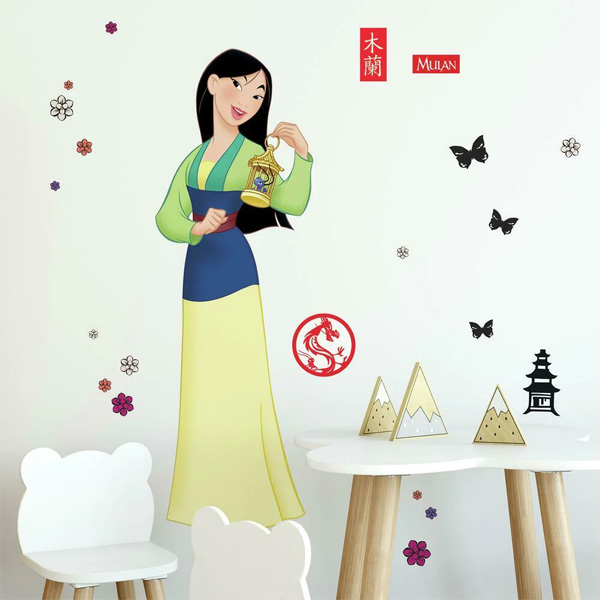 Disney Sticker Mural Geant Mulan 125X41Cm