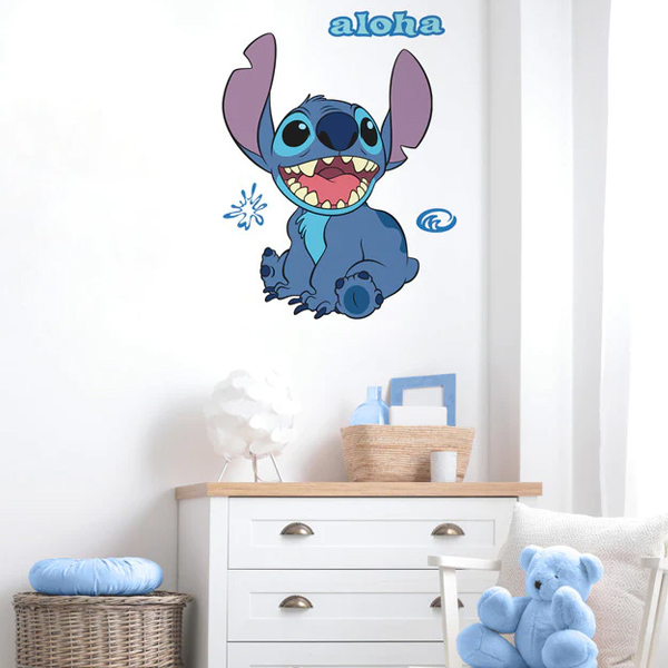 Disney Sticker Mural Geant Stitch 55X76cm