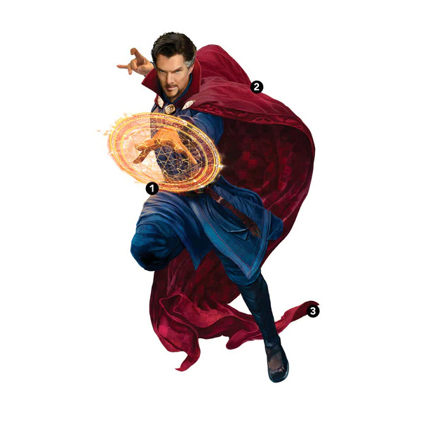 Marvel Sticker Mural Geant Doctor Strange 83X50Cm