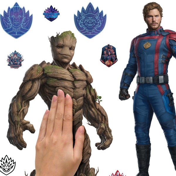 Marvel Stickers Muraux Moyen Guardians Of The Galaxy 3 Team Set 38X20Cm