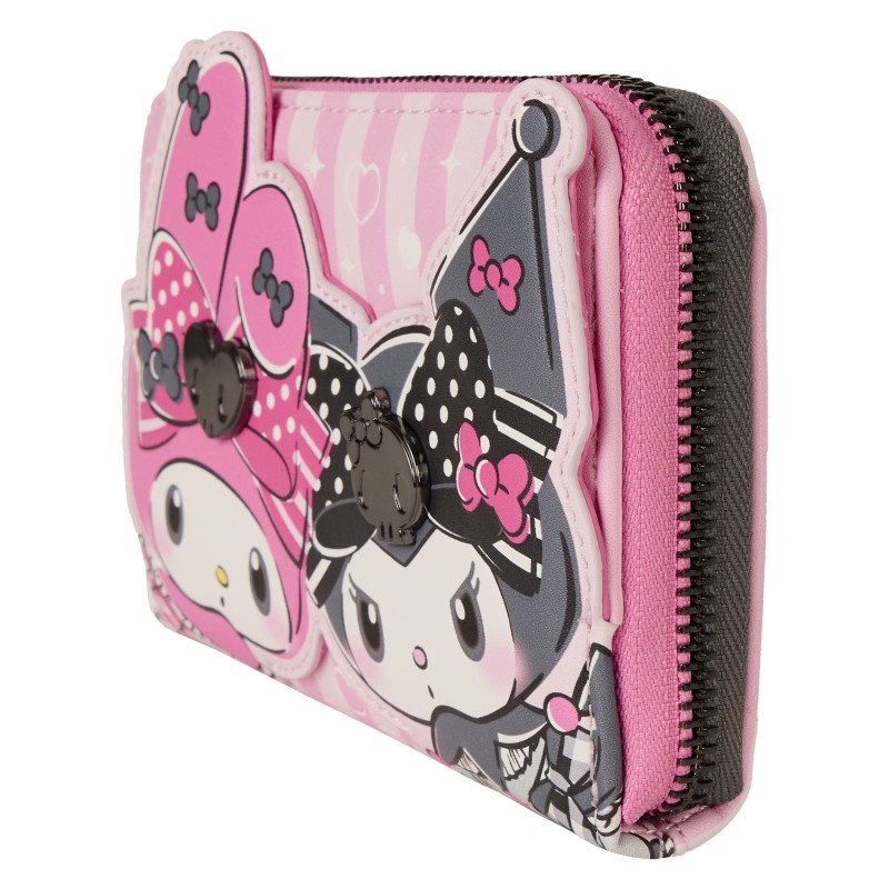 Hello Kitty Loungefly Portefeuille My Melody And Kuromi