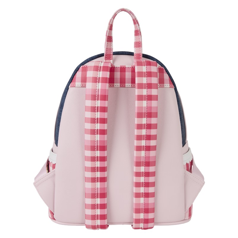 Charlotte Aux Fraises Mini Sac A Dos Faux Denim