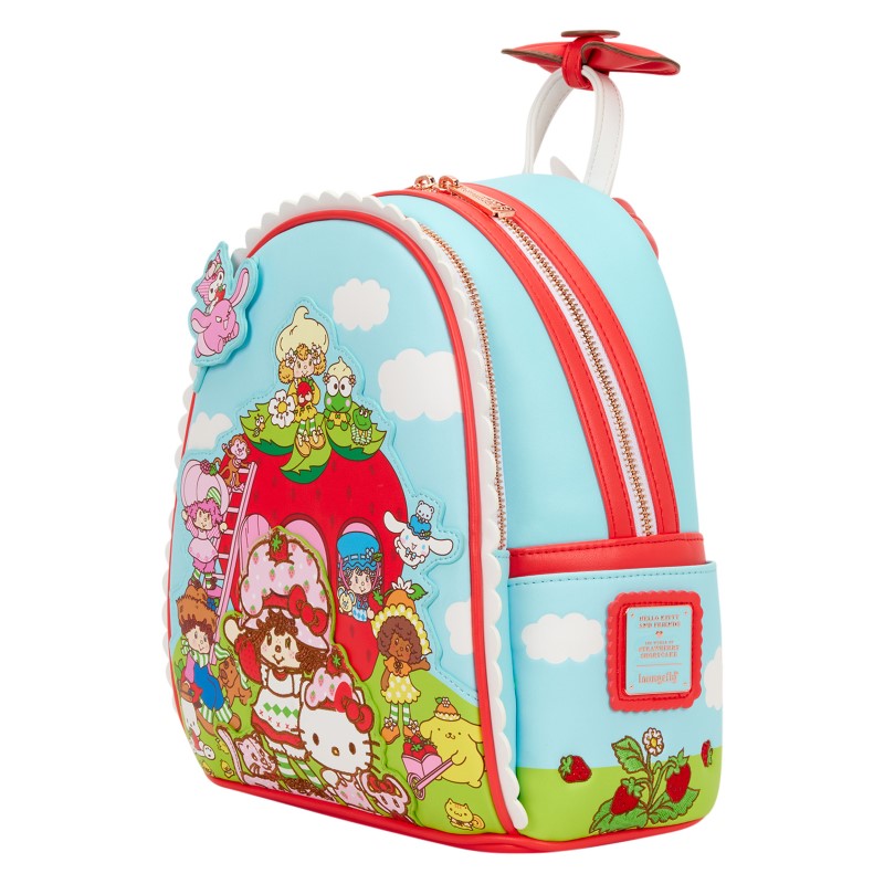 Hello Kitty Loungefly Mini Sac A Dos Sanrio X Strawberry Shortcake 