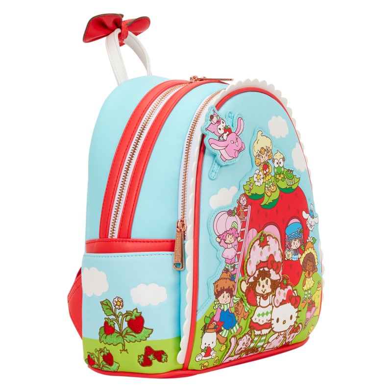 Hello Kitty Loungefly Mini Sac A Dos Sanrio X Strawberry Shortcake 