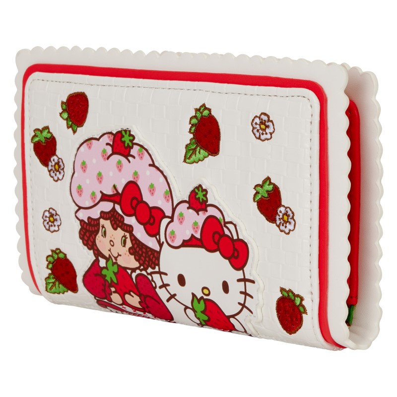 Hello Kitty Loungefly Portefeuille Sanrio X Strawberry Shortcake