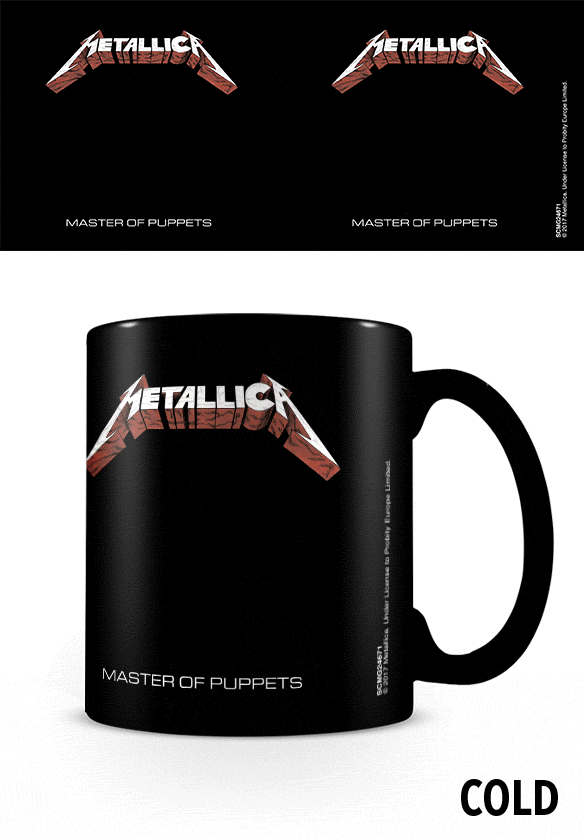 Metallica Mug Thermo Master Of Puppets