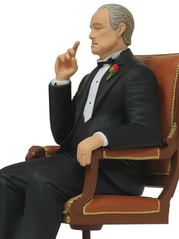 Figurine Super Mario Le Parrain (The Godfather) - PVC 15,5 Cm, Collector Jeu Vidéo, NEUVE