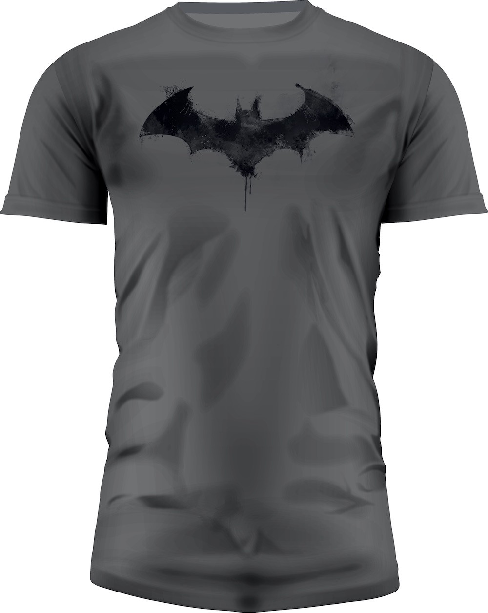 Dc Universe T-Shirt Batman Logo Graphics Gris Homme