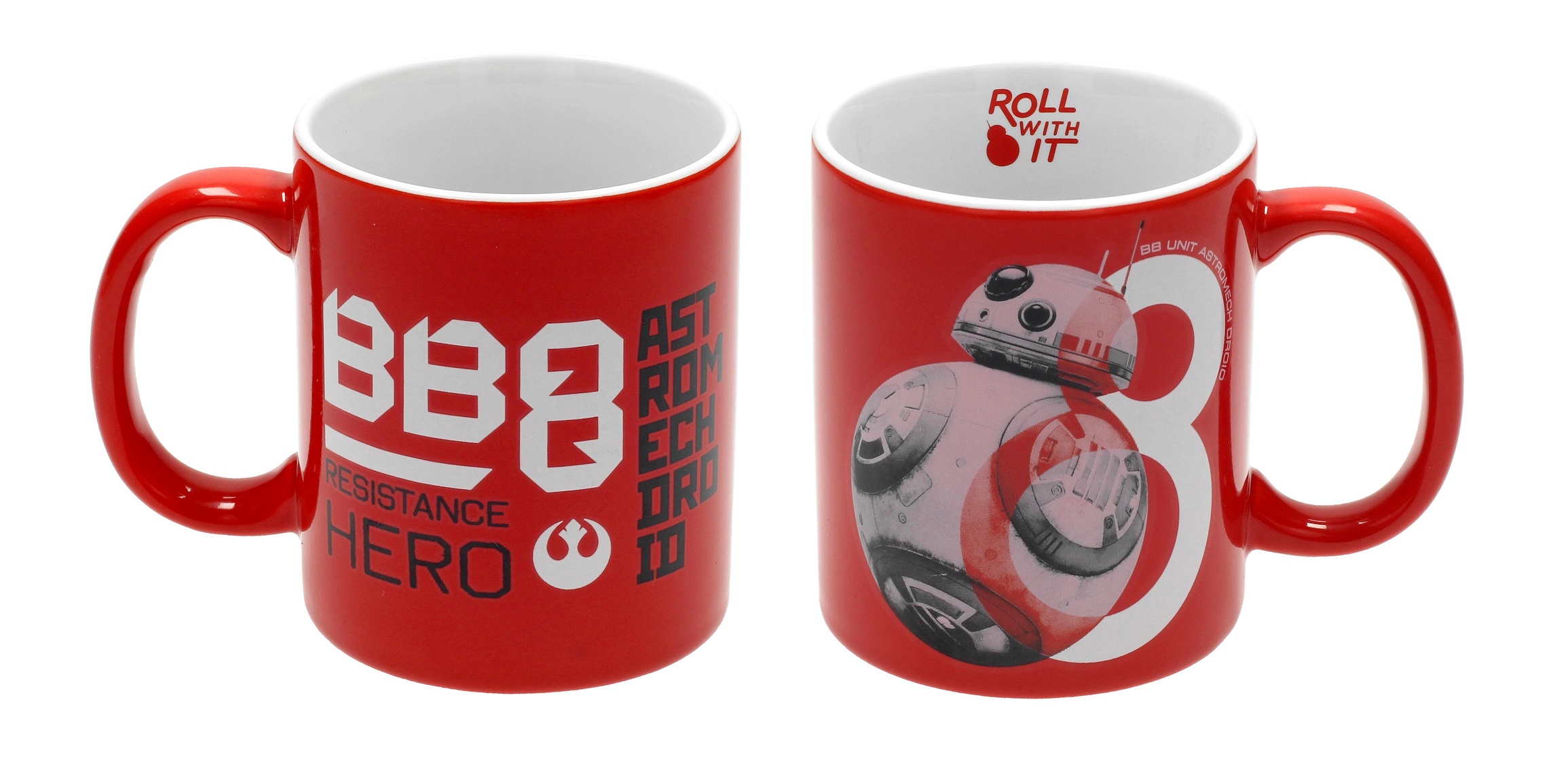 SW Star Wars EP8 Mug BB-8 Resistance Hero Blanc Et Rouge