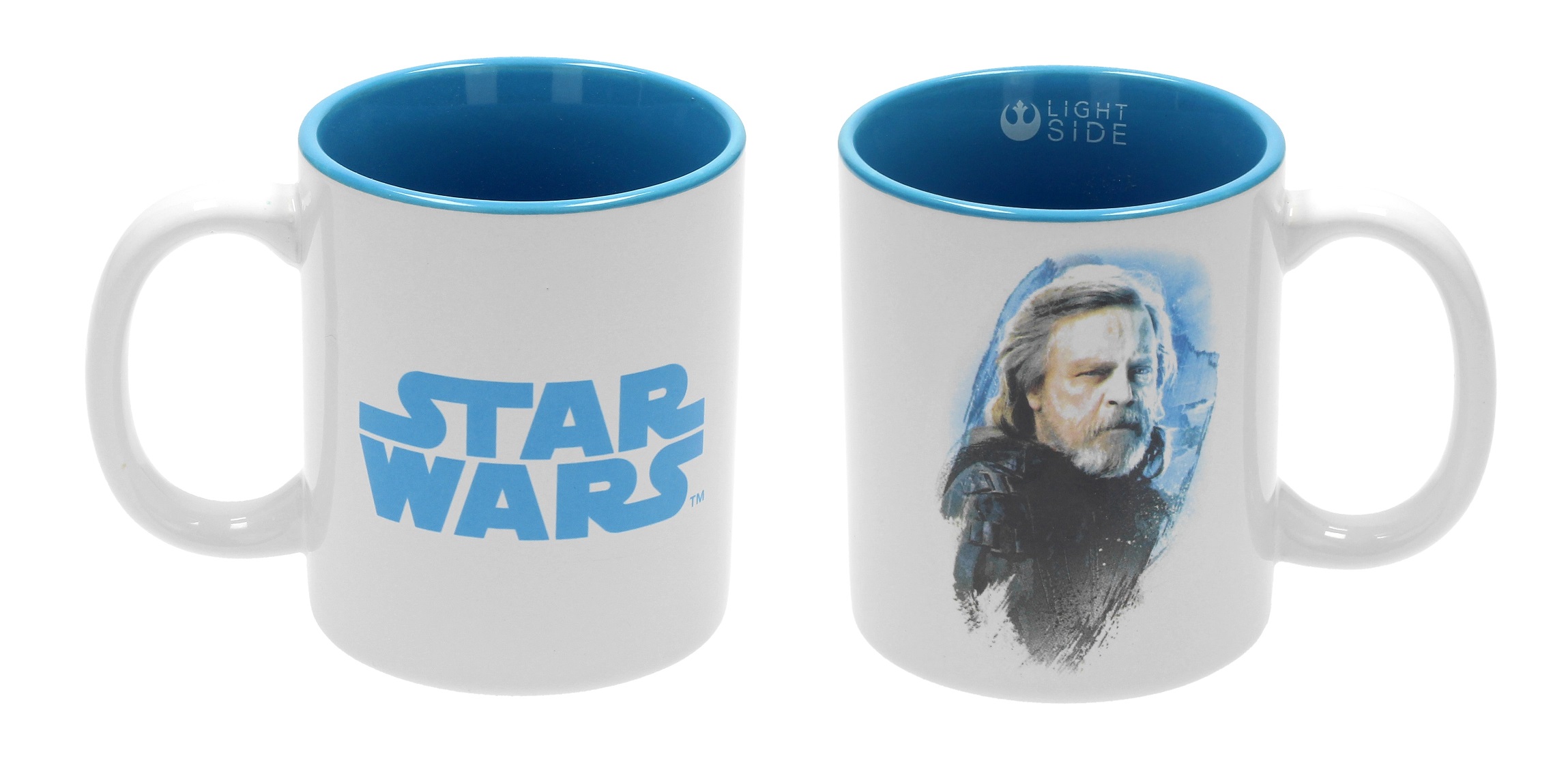 SW Star Wars EP8 Mug Luke Skywalker Blanc Et Bleu                 