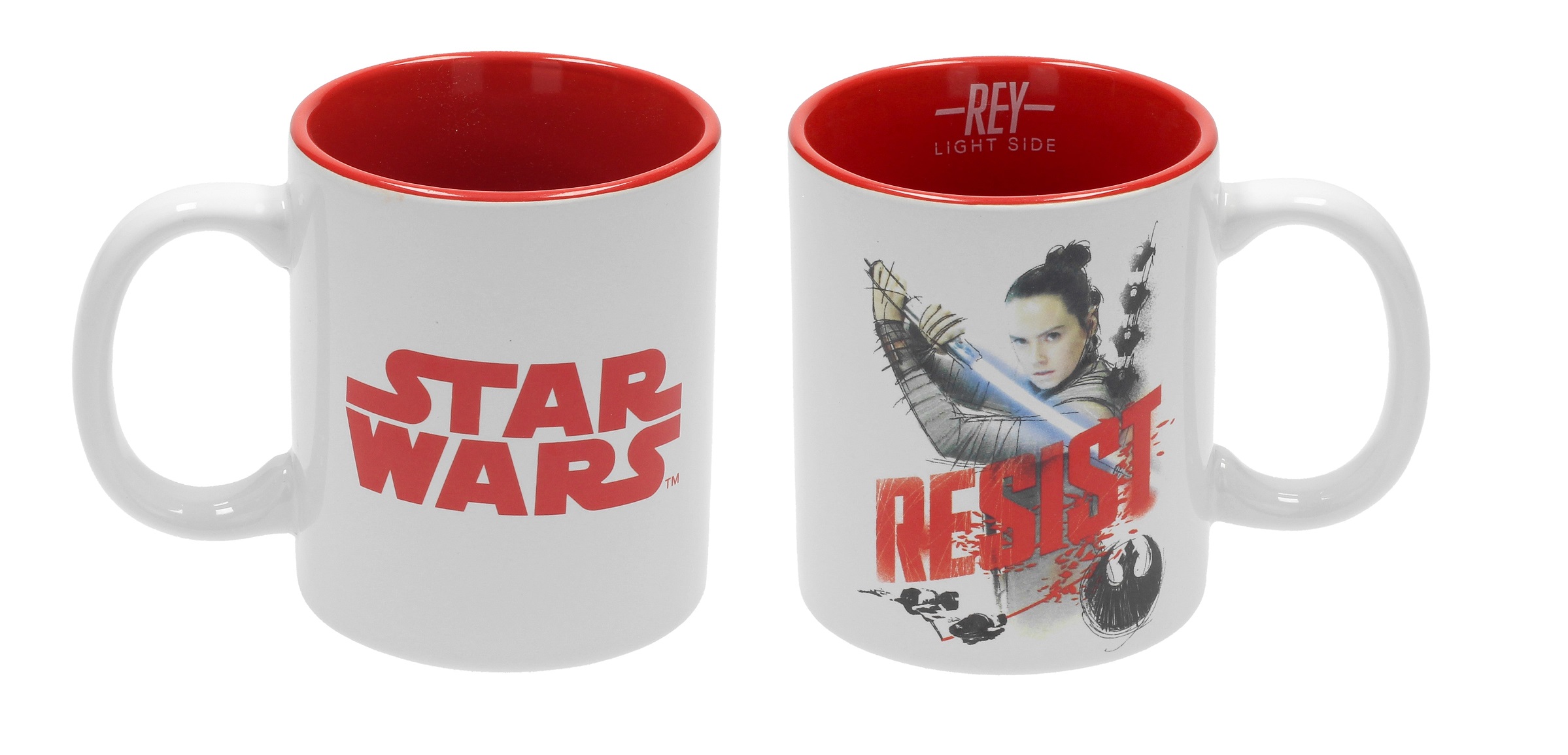 SW Star Wars EP8 Mug Rey Resist Blanc Et Rouge                