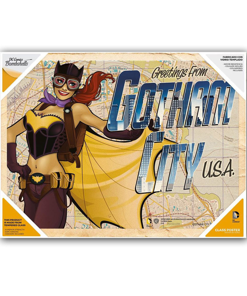 DC Universe Poster En Verre 30X40 DC Bombshells Batgirl 