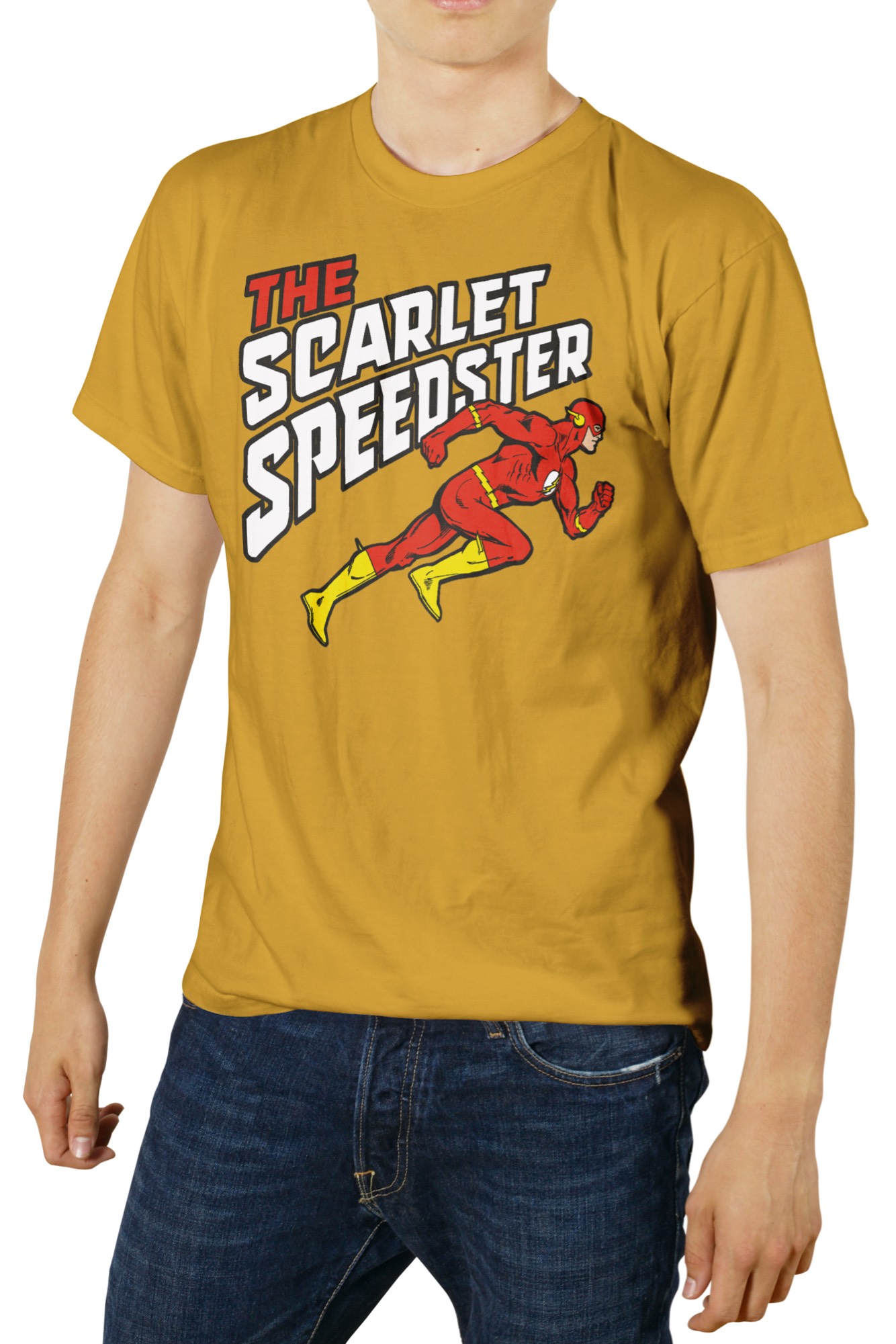 DC Universe T-Shirt Flash The Scarlet Speedster Jaune