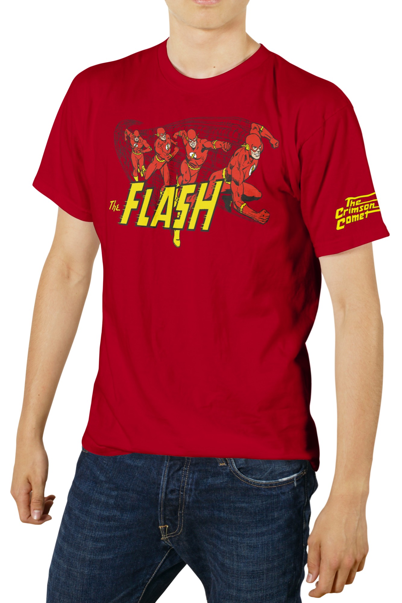 DC Universe T-Shirt Flash The Crimson Comet Rouge