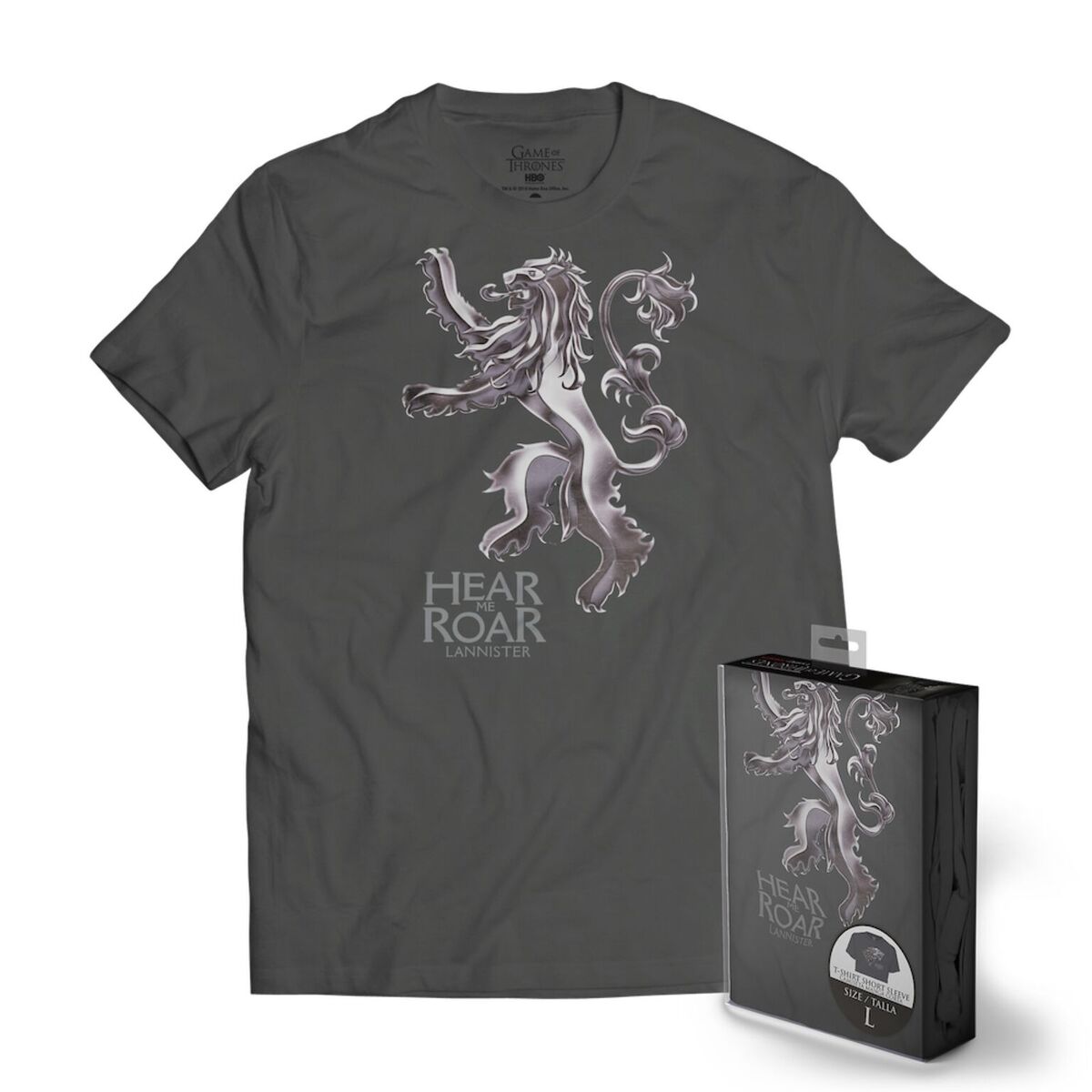 Game Of Thrones T-Shirt Homme Logo Metallique Lannister