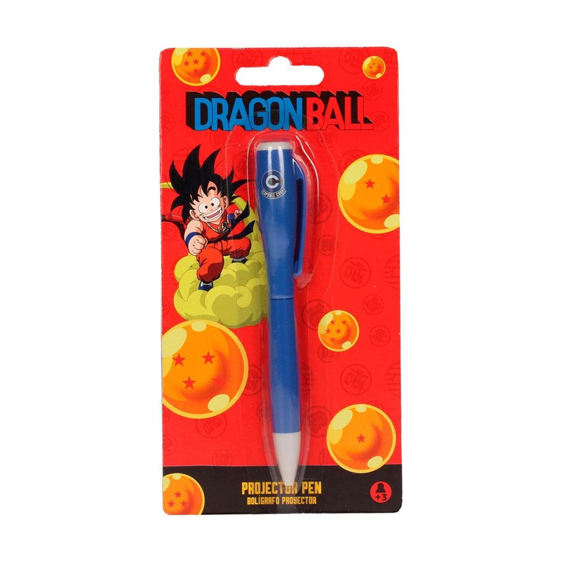 DBZ Dragon Ball Projector Pen Stylo Capsule Corp 