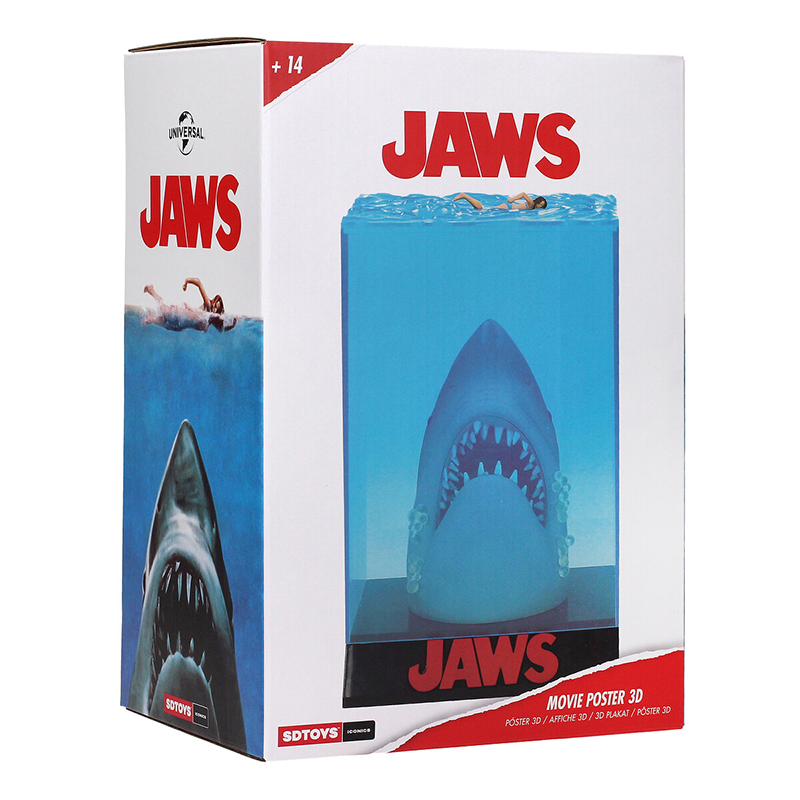 Jaws Poster 3D Affiche