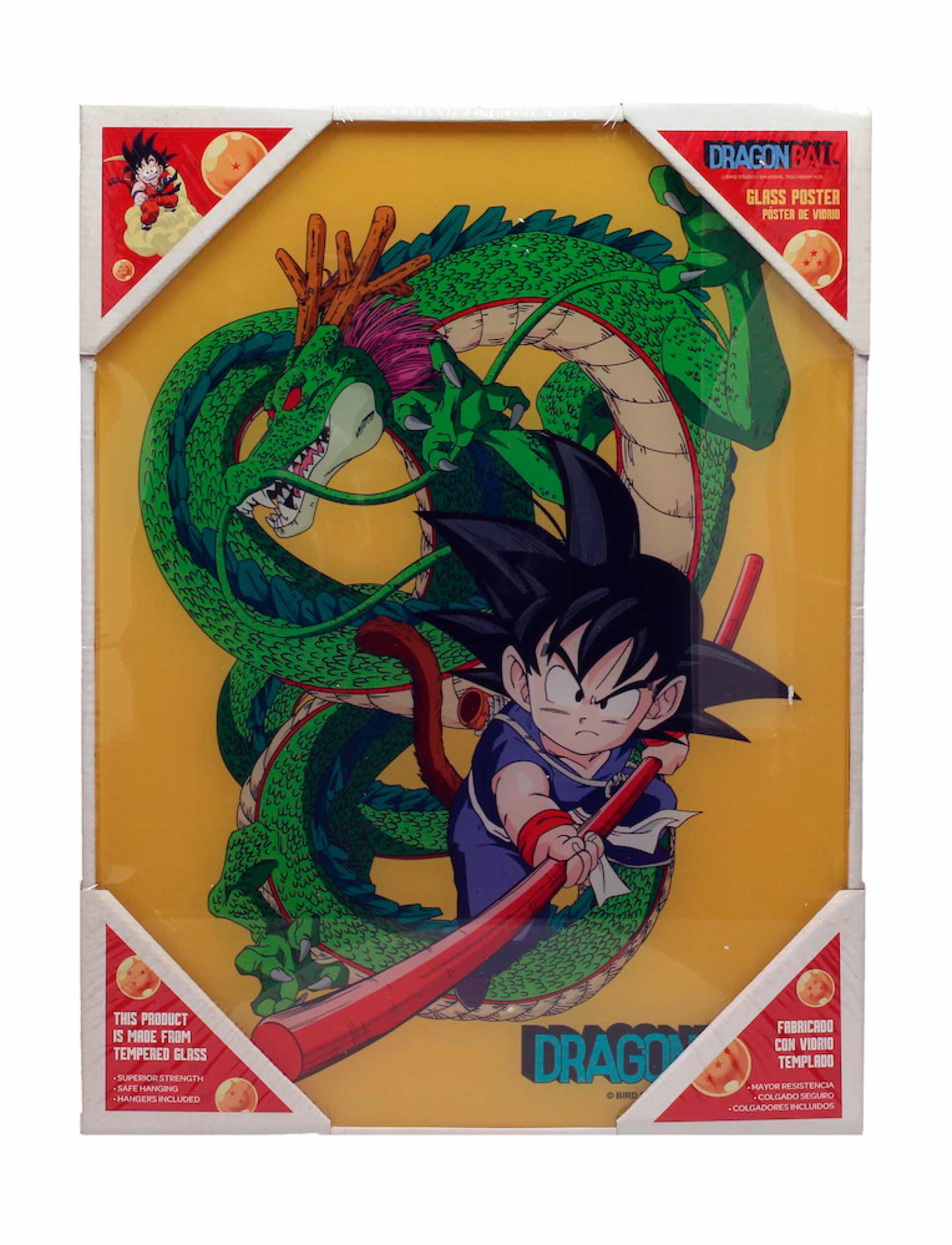 DBZ Poster En Verre Goku et Shenron 30X40