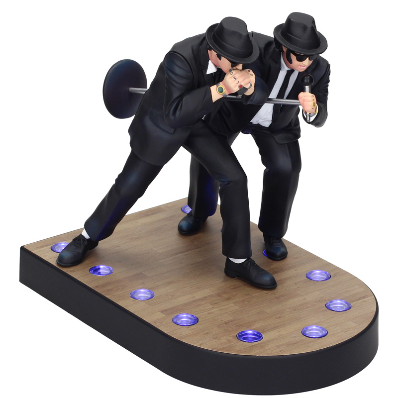 The Blues Brothers Figurine Jake And Elwood Singing 18cm