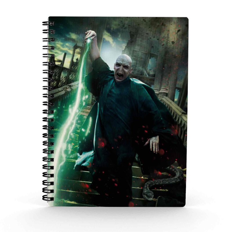 Harry Potter Cahier A5 3D Effect Voldemort 