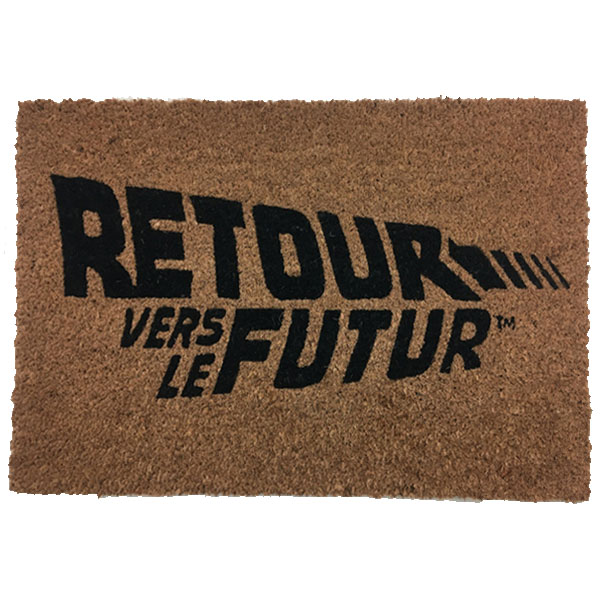 Retour Vers Le Futur Paillasson Logo Français 60X40