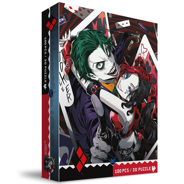 DC Puzzle Effet 3D The Joker & Harley Quinn 100pcs