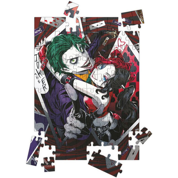 DC Puzzle Effet 3D The Joker & Harley Quinn 100pcs