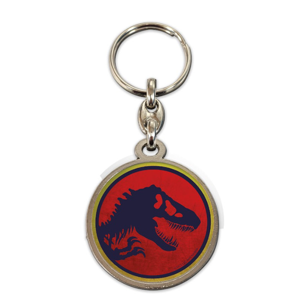 Jurassic Park Porte Cle Metal Jurassic Park Logo 