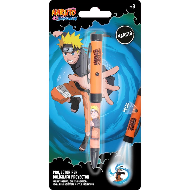 Naruto Shippuden Stylo Lumineux Projector Pen Presentoir 24pcs