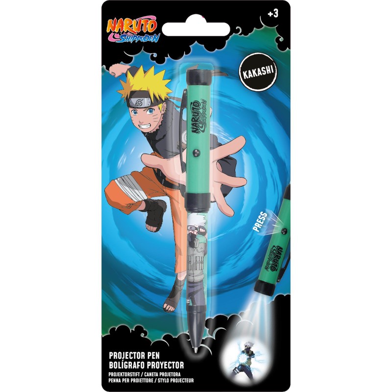 Naruto Shippuden Stylo Lumineux Projector Pen Presentoir 24pcs