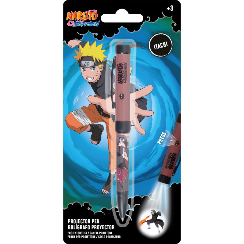 Naruto Shippuden Stylo Lumineux Projector Pen Presentoir 24pcs