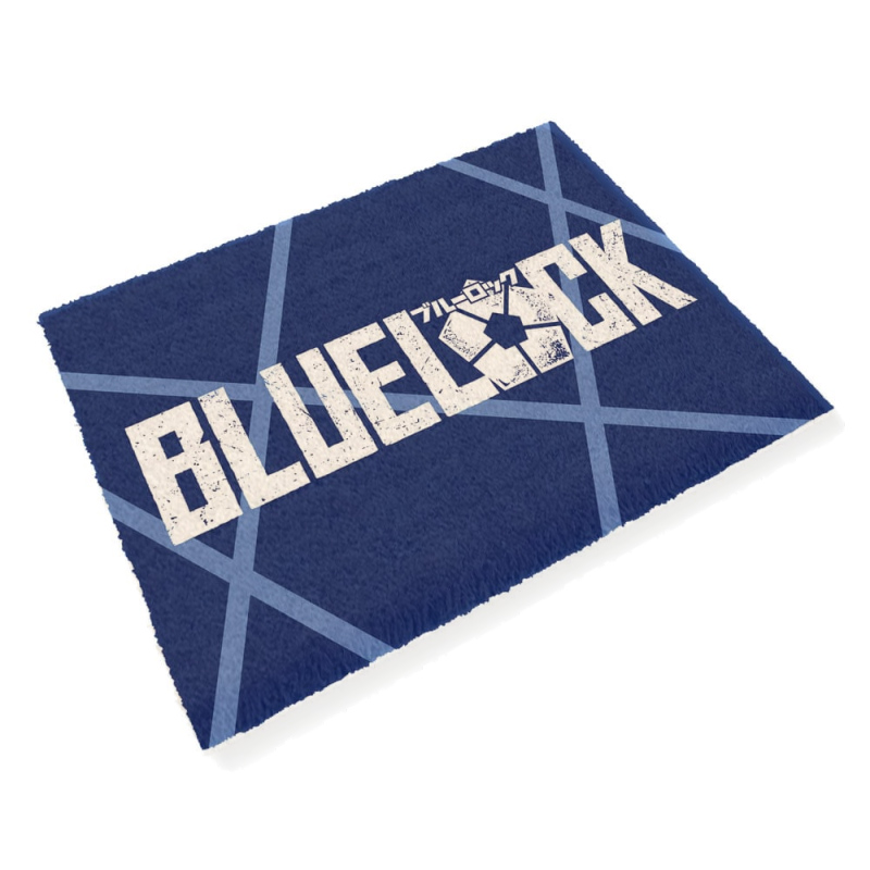 Blue Lock Paillasson 60X40cm Logo Blanc