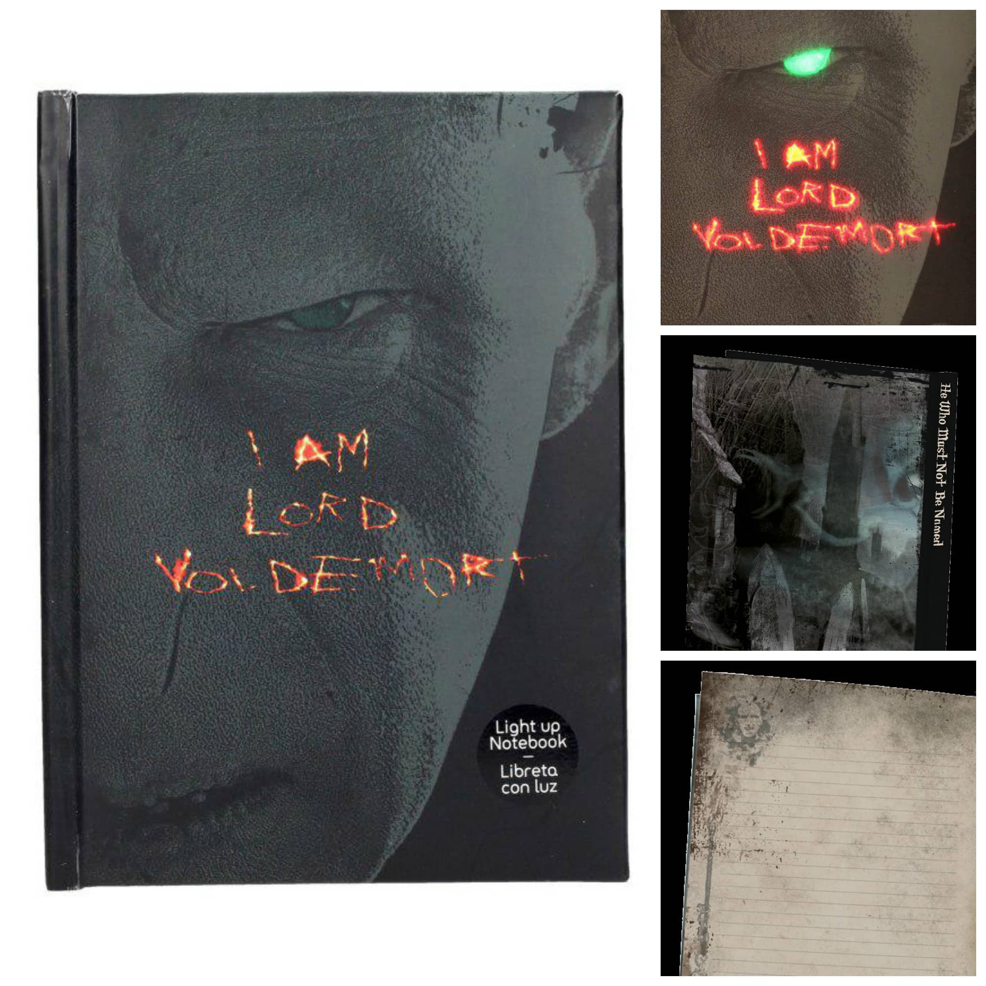 Harry Potter Notebook Lumineux Lord Voldemort