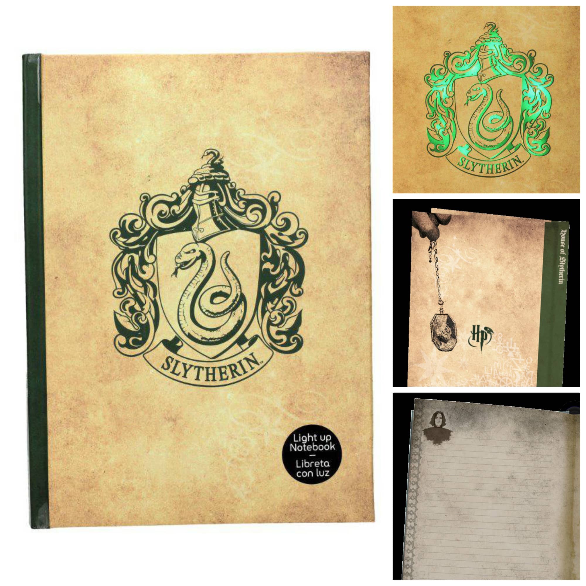 Harry Potter Notebook Lumineux Serpentard